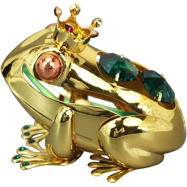 カエル　置物　ボヘミアンカットガラス 61VI5KPQQ+L._AC_UL600_SR600,